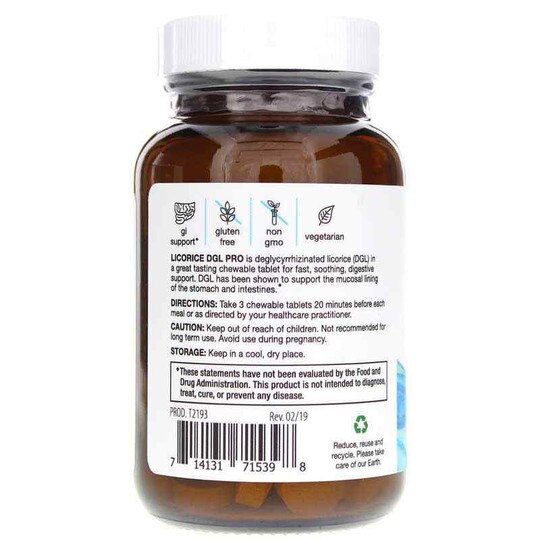 Licorice DGL Pro, 90 Chewable Tablets, TNS