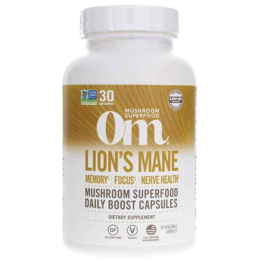 Lion's Mane Capsules, 90 Veg Capsules, OSHM
