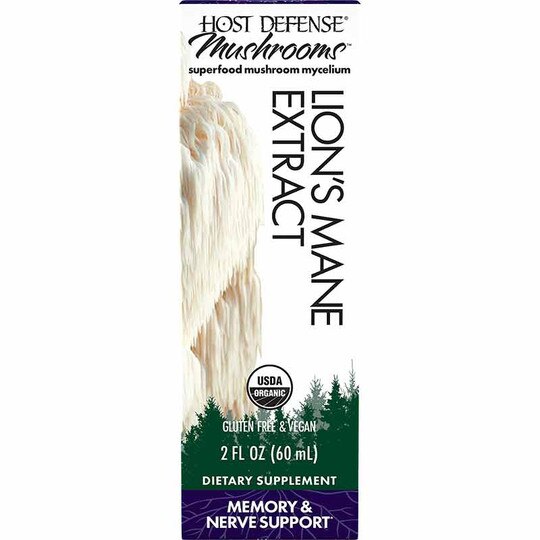 Lion's Mane Extract Memory & Nerve Support, 2 Oz, HDF