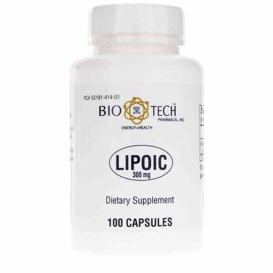 Lipoic 300 Mg, 100 Capsules, BTP