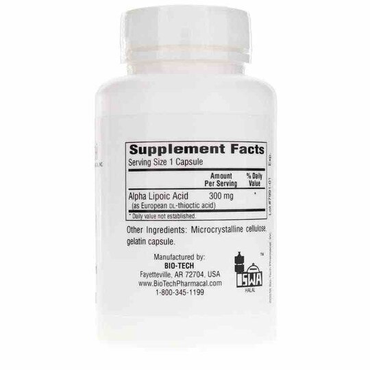 Lipoic 300 Mg, 100 Capsules, BTP