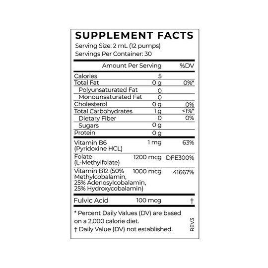 Liposomal B12 + B6, 2 Oz, CBT