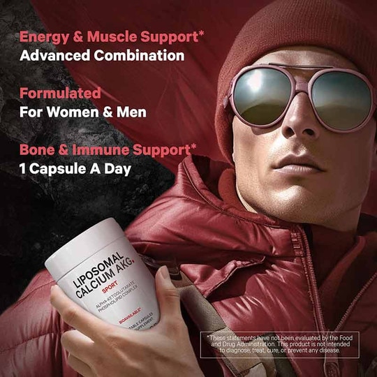 Liposomal Calcium AKG, 60 Capsules, CDE