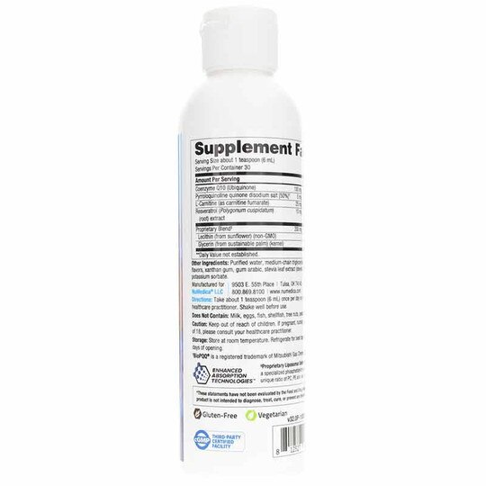Liposomal CoQ10 PQQ, 30 Servings, NUM