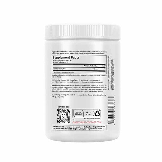 Liposomal Creatine Monohydrate, 16.03 Oz, CDE