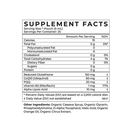 Liposomal Glutathione, 25 Packets, CBT