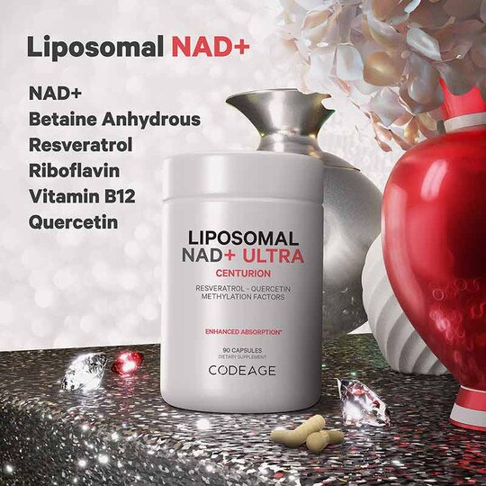 Liposomal NAD+ Ultra, 90 Capsules, CDE