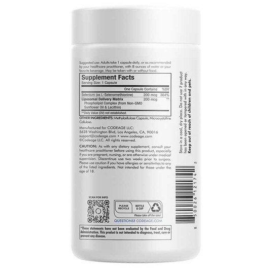 Liposomal Selenium, 180 Capsules, CDE