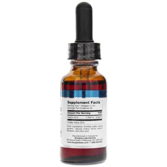 Liquid B12 Methylcobalamin, 1 Oz, DGL