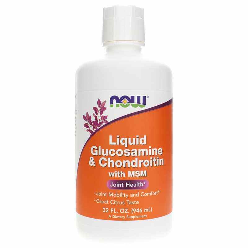Liquid Glucosamine & Chondroitin with MSM, NOW Foods