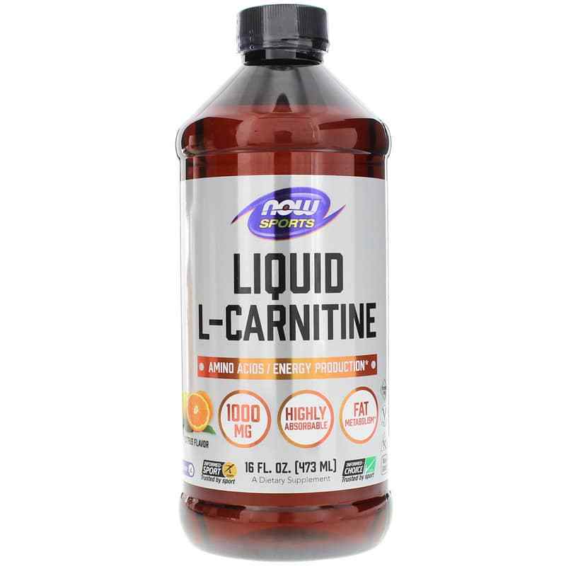 Liquid L-Carnitine 1000 Mg, NOW Foods