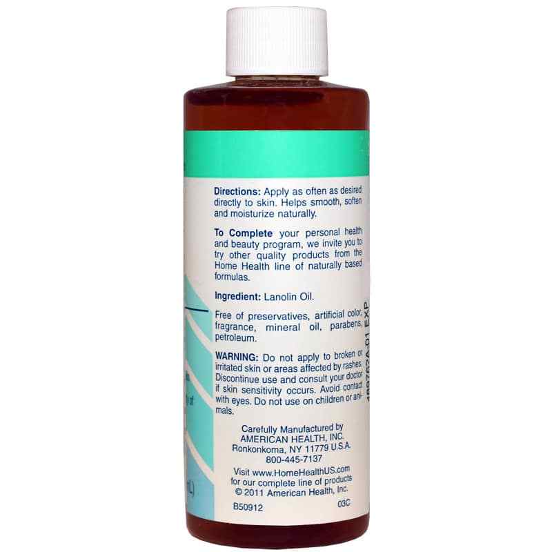 Liquid Lanolin Pure Emollient Oil, Home Health