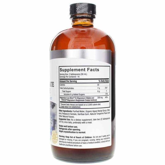 Liquid Magnesium Malate and Glycinate, 16 Oz, NAN