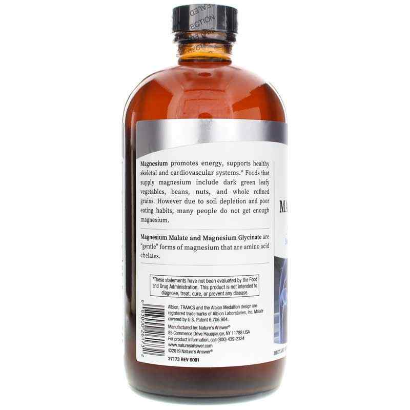 Liquid Magnesium Malate and Glycinate, Natures Answer