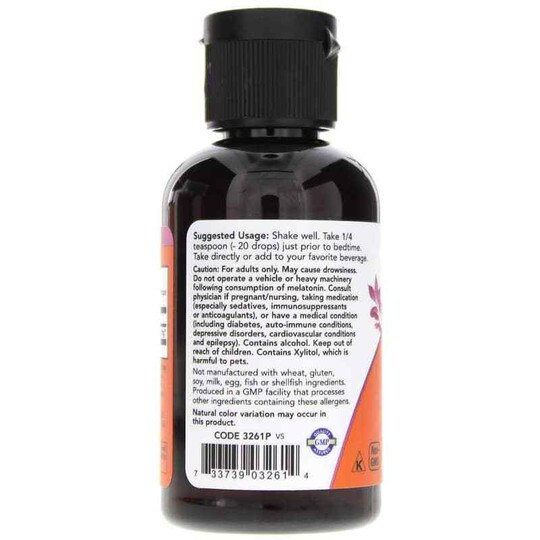 Liquid Melatonin, 2 Oz, NOW