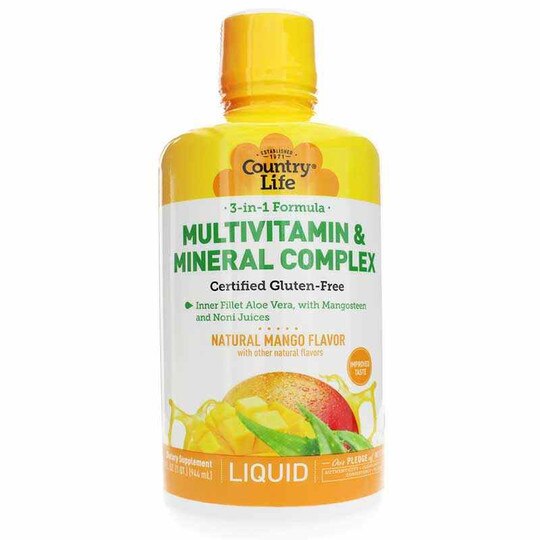Liquid Multivitamin & Mineral Complex, Country Life