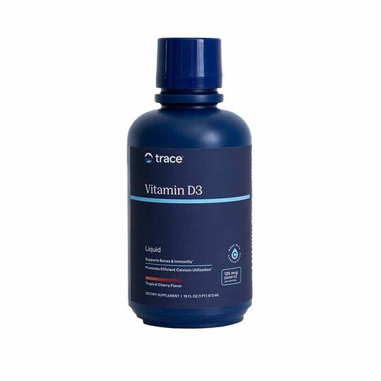 Liquid Vitamin D3 125 Mcg (5000 IU) Tropical Cherry, 16 Oz, TMR