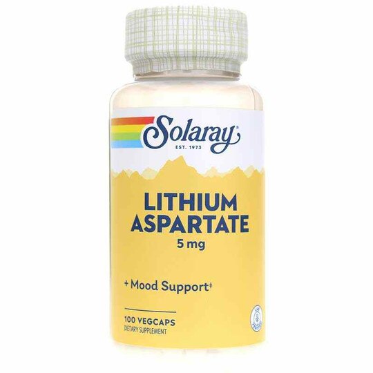 Lithium Aspartate 5 Mg, 100 Veg Capsules, SLR