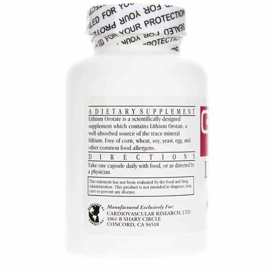 Lithium (Orotate) 5 Mg, 90 Capsules, CR