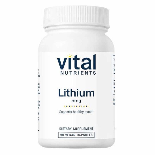 Lithium (orotate) 5 Mg, 90 Veg Capsules, VTN