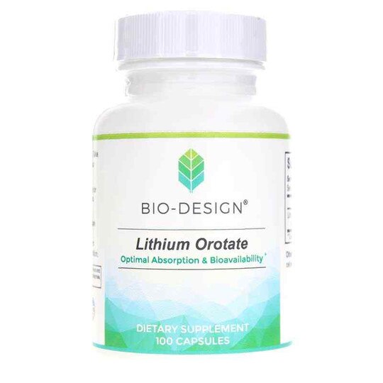 Lithium Orotate, 100 Capsules, BD