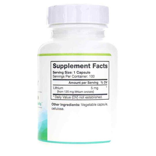 Lithium Orotate, 100 Capsules, BD