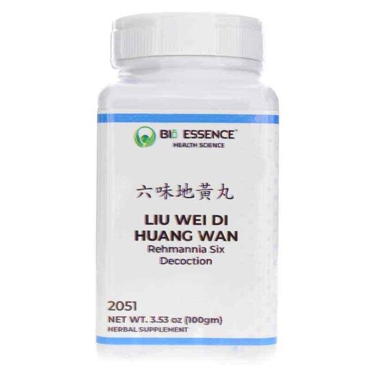 Liu Wei Di Huang Wan - Rehmannia Six Decoction, 3.53 Oz, BEHS