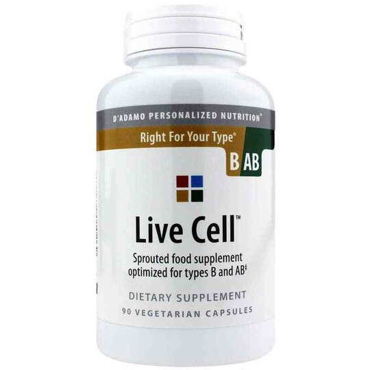 Live Cell Type B & AB, 90 Veg Capsules, DAPN