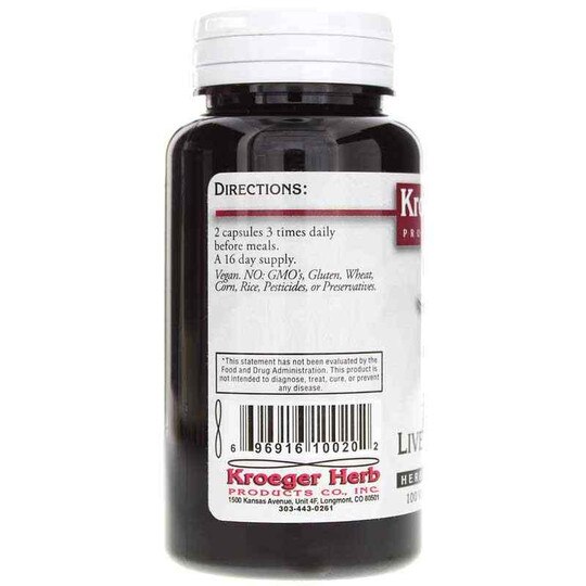Liver Formula, 100 Veg Capsules, KRH