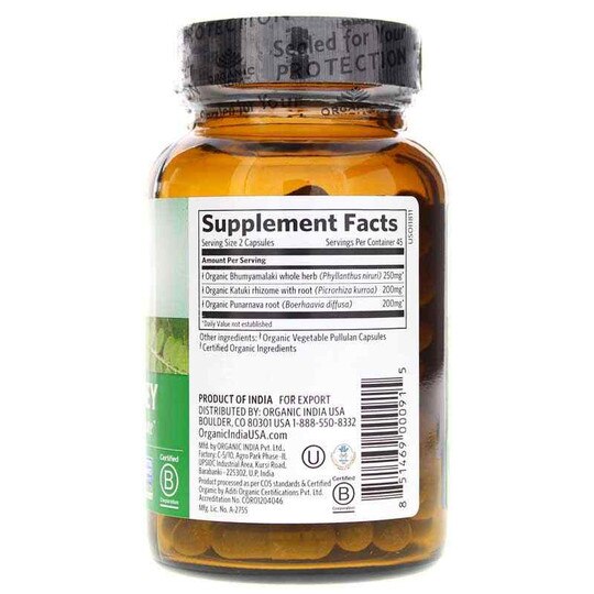 Liver Kidney Certified Organic, 90 Veg Capsules, OGI