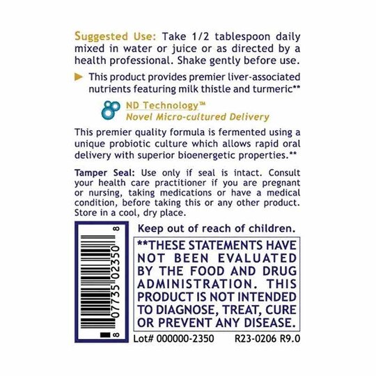 Liver-ND Detoxification and Liver Support, 8 Oz, PRL
