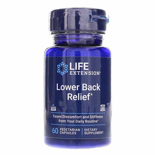 Lower Back Relief, 60 Veg Capsules, LFE