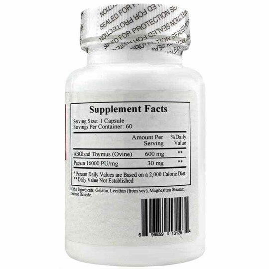 LTP Lyphoactivated Thymic Peptides, 60 Capsules, ECF