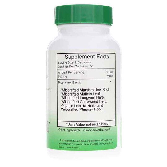 Lung & Bronchial Formula, 100 Veg Capsules, DRC
