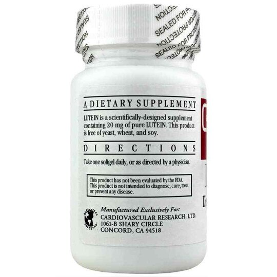 Lutein, 60 Softgels, CR