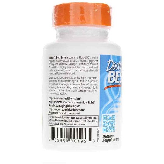 Lutein with FloraGLO 20 Mg, 60 Softgels, DRB