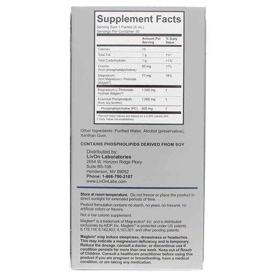 Lypo-Spheric Magnesium, 30 Packets, LOL