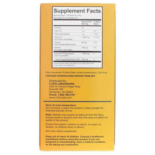 Lypo-Spheric Vitamin C, 30 Pack(s), LOL