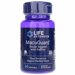 MacuGuard® Ocular Support with Saffron, 60 softgels