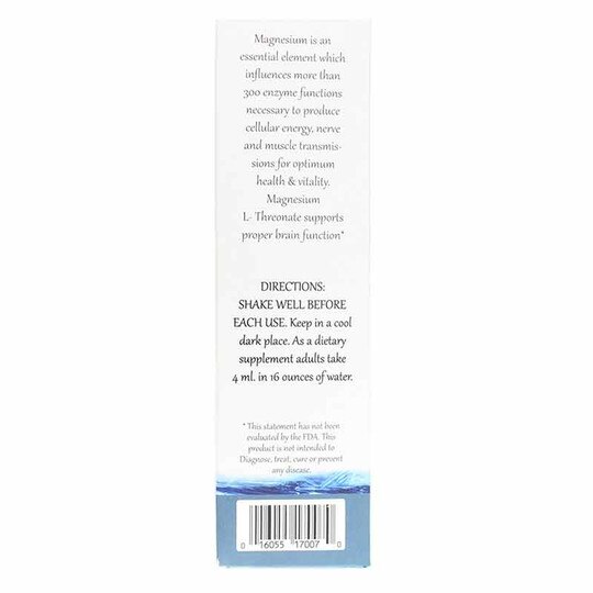 Mag L-Threonate 2000 Mg, 2 Oz, BTN