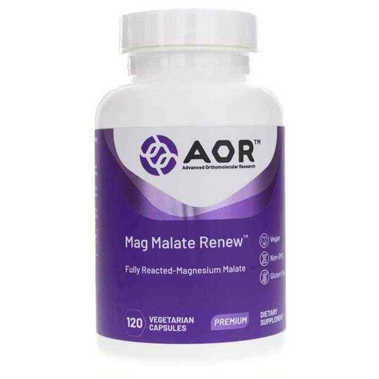 Mag Malate Renew, 120 Veg Capsules, AOR