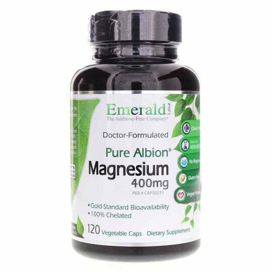 Magnesium 400 Mg, 120 Veg Capsules, EMD