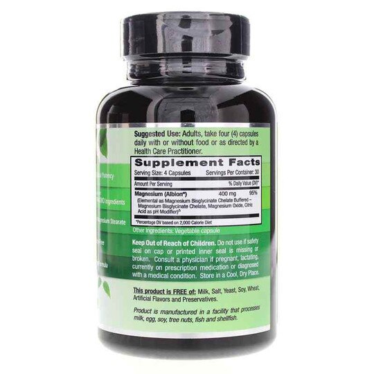 Magnesium 400 Mg, 120 Veg Capsules, EMD