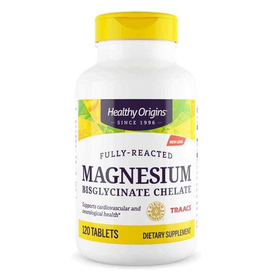 Magnesium Bisglycinate Chelate, Healthy Origins