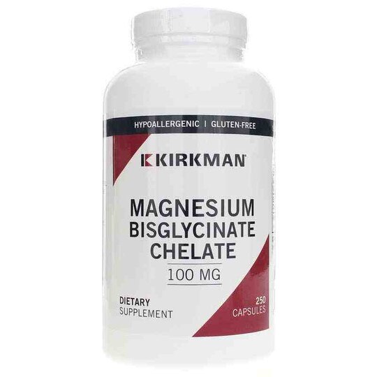 Magnesium Bisglycinate Chelate, 250 Capsules, KRK