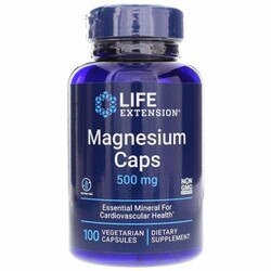Magnesium Caps, 500 mg, 100 vegetarian capsules