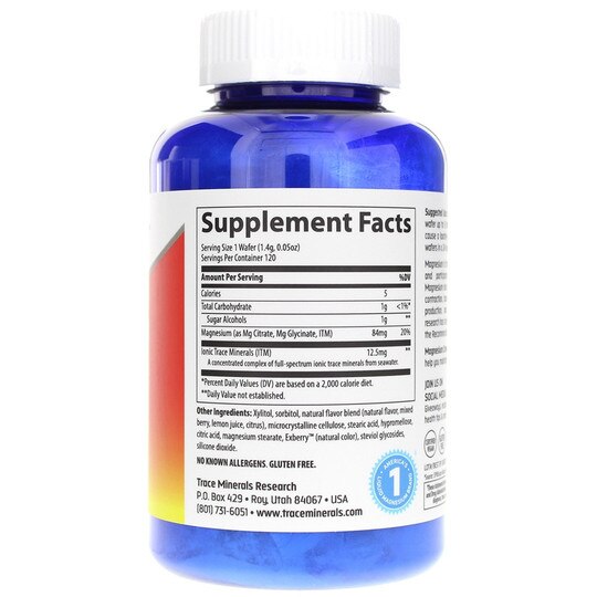 Magnesium Chewable Raspberry Lemon, 120 Chewable Wafers, TMR