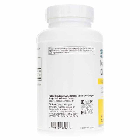 Magnesium Citrate, 90 Veg Capsules, KL