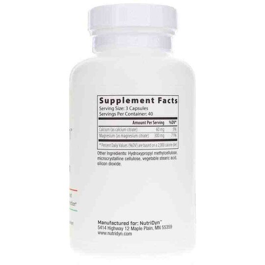 Magnesium Citrate, 120 Capsules, ND