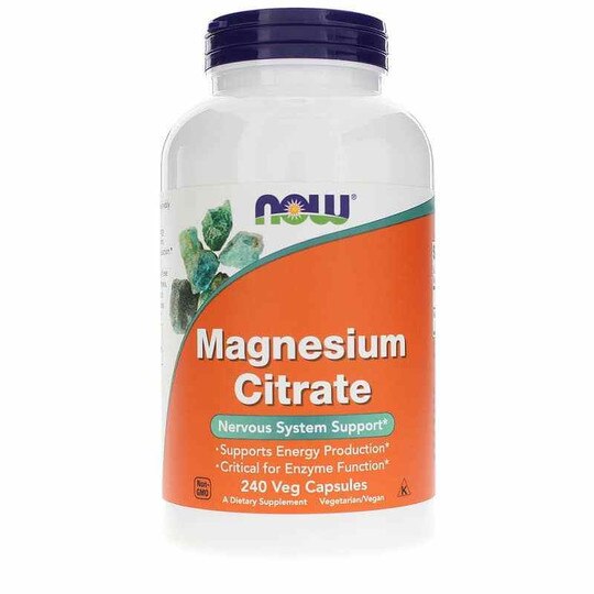 Magnesium Citrate Capsules, NOW